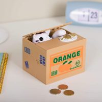 Tirelire Chat Voleur de Pièce