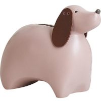 tirelire en bois chien