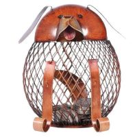 tirelire chien en fer