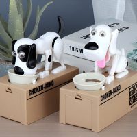 tirelire chien interactive
