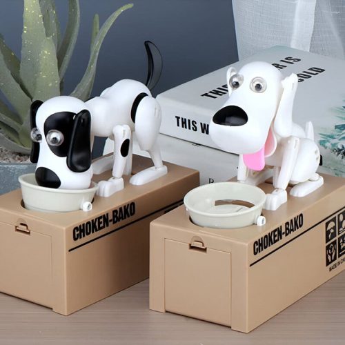 tirelire chien interactive