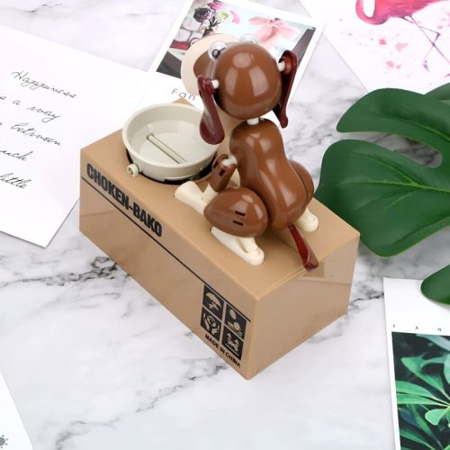 chien tirelire interactif