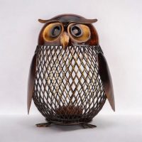 Tirelire Chouette en Fer