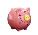 tirelire cochon rose