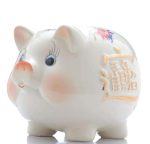 Tirelire Cochon Chinois rose