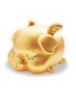 tirelire cochon doré