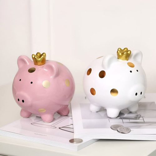 Tirelire élégante en porcelaine