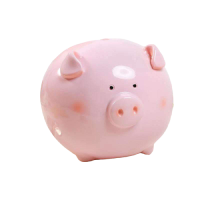 tirelire cochon rond