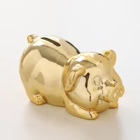 Tirelire cochon qui prie