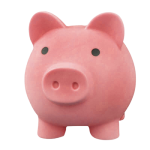 tirelire cochon rose