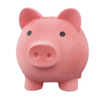 tirelire cochon rose