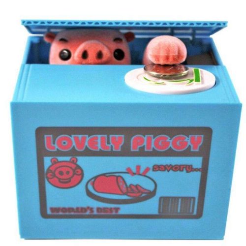 tirelire cochon voleur