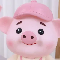 tirelire personnage cochon rose