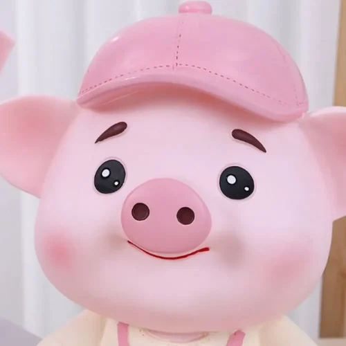 tirelire personnage cochon rose