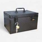 tirelire coffre-fort noir