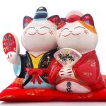 Tirelire Couple Maneki-Neko