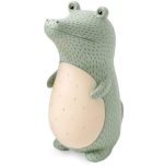 tirelire crocodile en résine verte