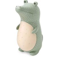 tirelire crocodile en résine verte