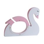 tirelire cygne bois