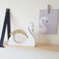 tirelire cygne blanche