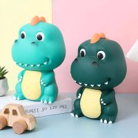 tirelire enfant à motif dinosaure