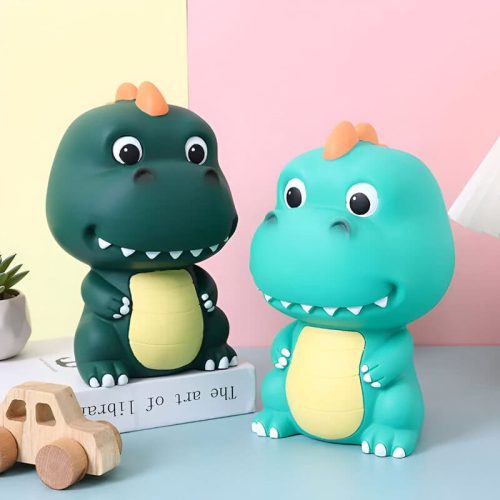 tirelire dinosaure en plastique