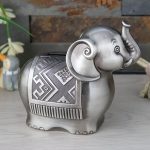 Tirelire Éléphant en Argent