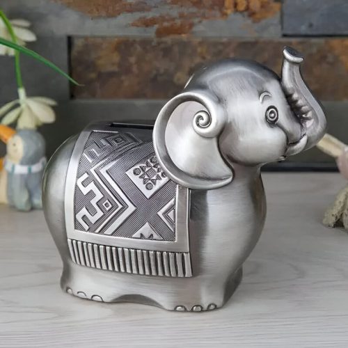 Tirelire Éléphant en Argent