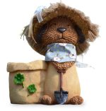 tirelire en forme de chien