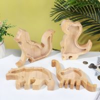 tirelire en bois animaux