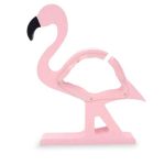 Tirelire en Bois Flamant Rose