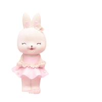 Tirelire Fleur Lapin