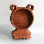Tirelire Grenouille en bois