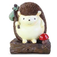 tirelire hérisson en résine