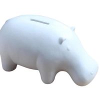 Tirelire Hippopotame élégante