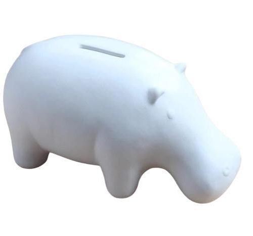 Tirelire Hippopotame élégante
