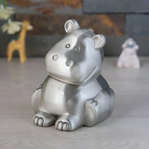 Tirelire Hippopotame Métal