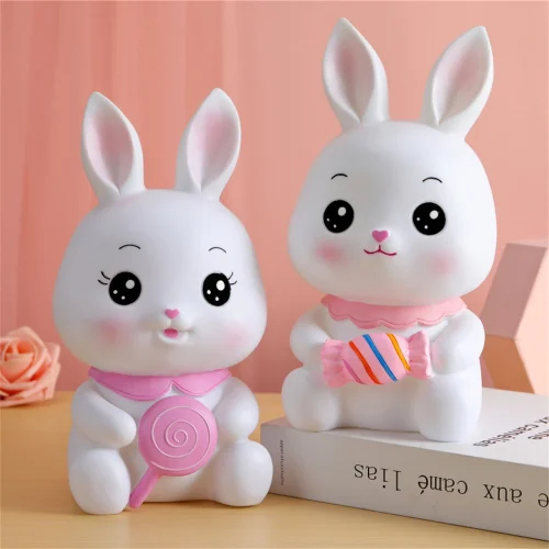 tirelire lapin fille