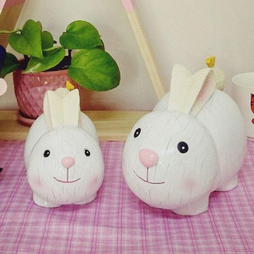 Lapin déco en céramique