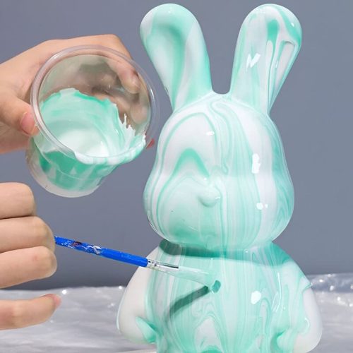 Tirelire céramique blanc