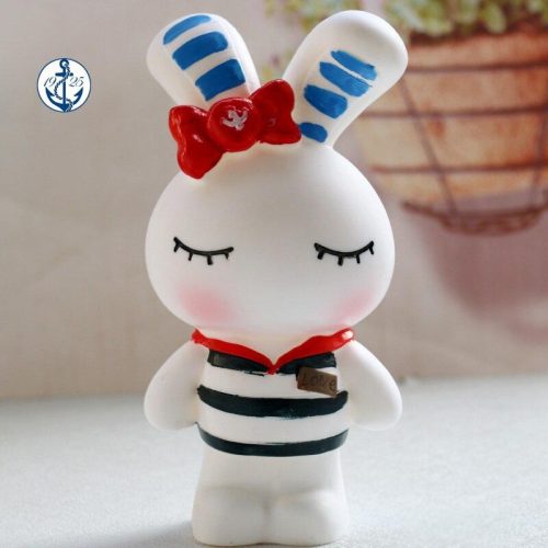 lapin marin tirelire déco