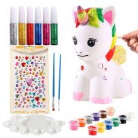 tirelire licorne à dessiner