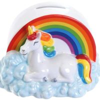 tirelire licorne arc-en-ciel