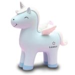 Tirelire Licorne Bleue