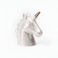 Tirelire licorne en céramique