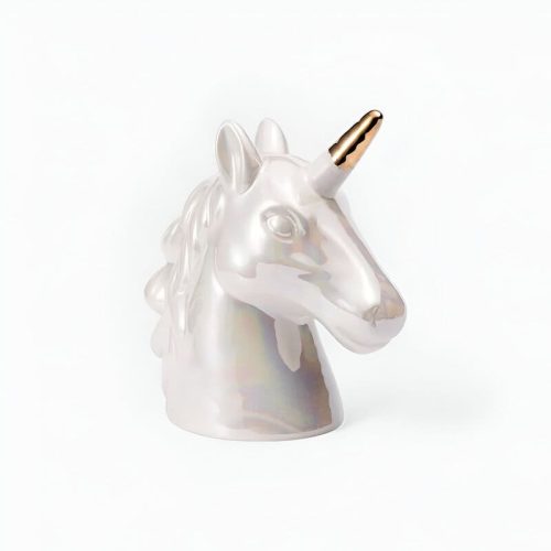 Tirelire licorne en céramique