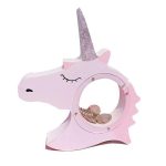 Tirelire Licorne rose