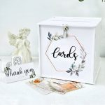 tirelire mariage en bois