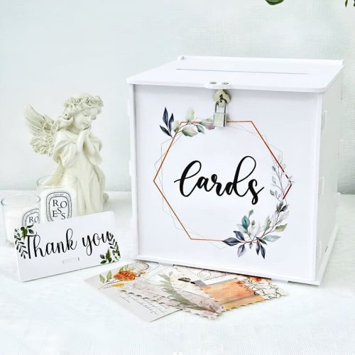 tirelire mariage en bois