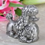 tirelire métal chien